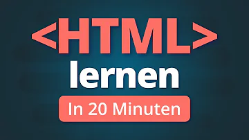 Was programmiert man mit HTML?