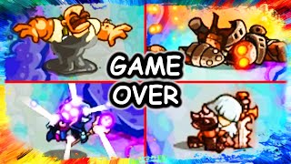 KINGDOM RUSH 5 ALLIANCE TD All Heroes Death Scene Animation
