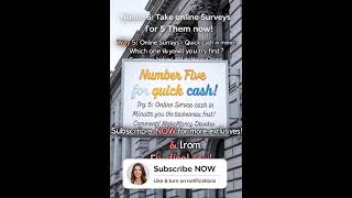 Quick Cash with Surveys in 2025! #MakeMoneyOnline