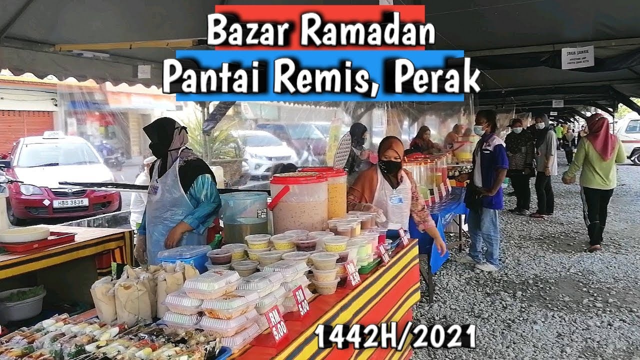 Iftar Bazar Ramadan Mubarak Pantai Remis, Perak | Malaysia Street Foods