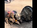Overloaded Tractor Tube Burst in Village | Incredible Roadside Repair Process