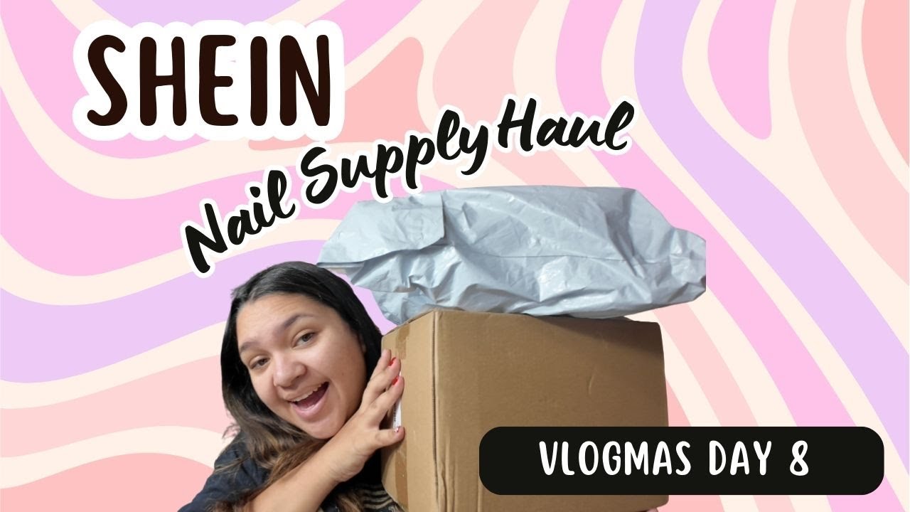 Beginner Nail Tech Haul from Shein 💕 | Vlogmas Day 8