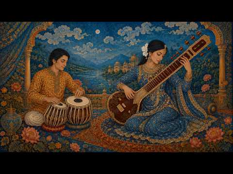 【No ads】Remove your anxiety with 1 hour of Raag Yaman @ 432Hz | Indian Classical Music Mindfulness