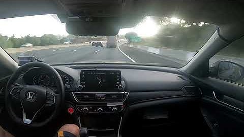 New Model Facing the Sun @ 11:15 Openpilot 0.8.6 Side Mount  Honda Accord 2018