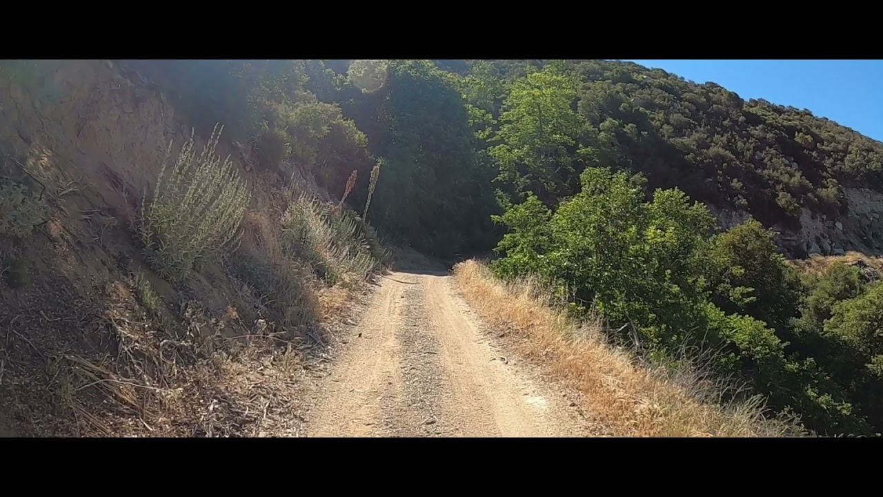 Driving through Big Bear, California's City Creek Trail (Technical level 2)