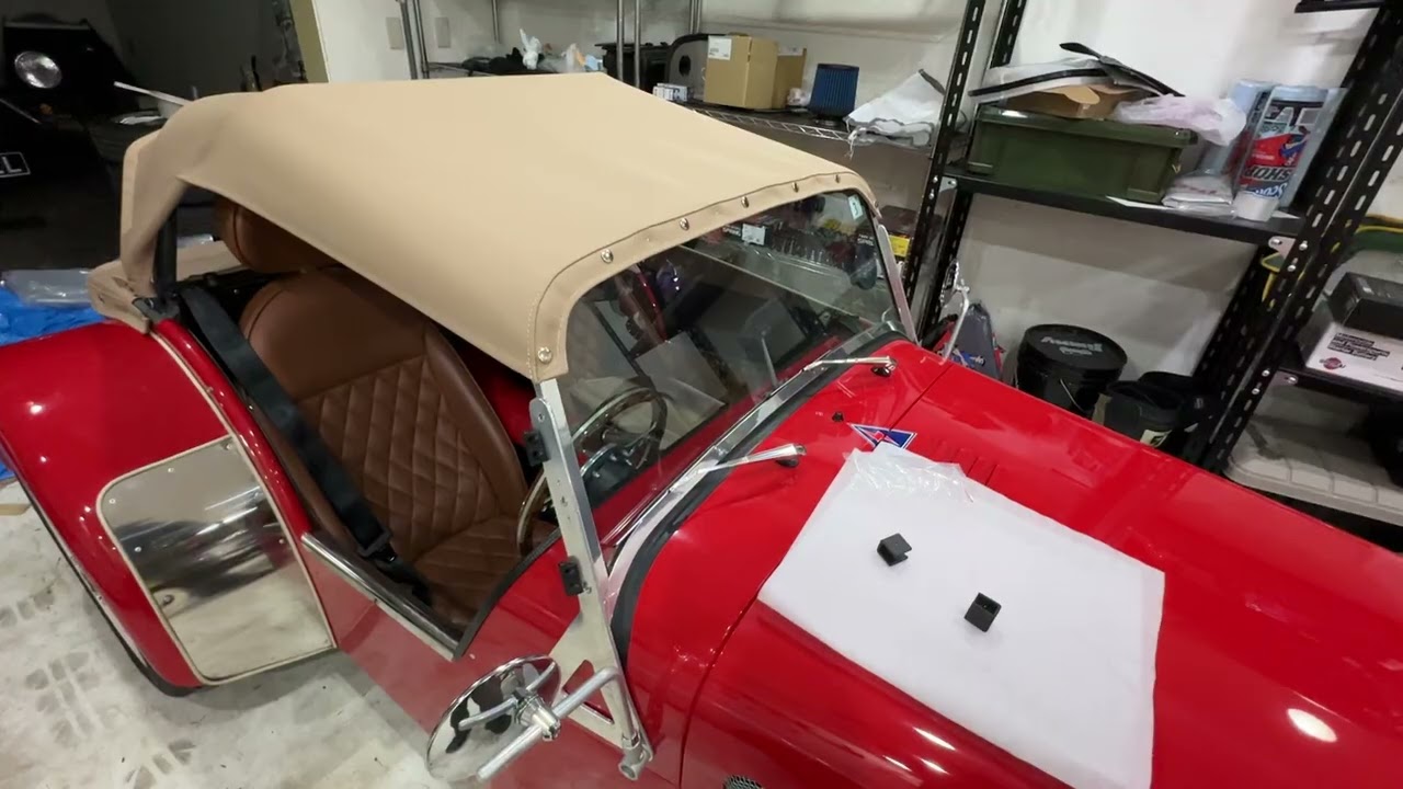 快適性増し増し！折り畳み式幌屋根の改良パーツが完成！#スーパーセブン #ケーターハムセブン