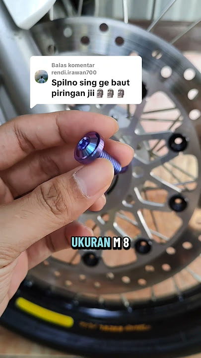 BAUT TITANIUM PIRINGAN YAMAHA