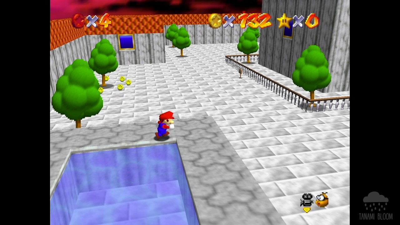 Super Mario 64 - Peach's Balcony (MB64) - YouTube