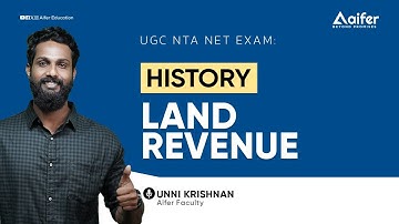 Land Revenue | Modern India | History Class | UGC NTA NET | Aifer Education