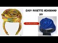 Easy Rosette Headband DIY