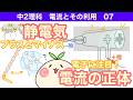 【中2理科p07】静電気に注目！そして電流の正体とは…【放電管・電子】