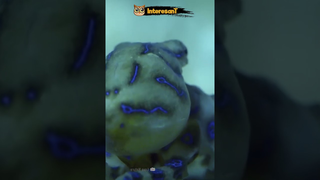 ☠️El PULPO🐙mas VENENOSO del Mundo #shorts #viral #short