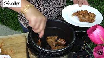 Succulent BBQ Ribs using the Giselle 6L Digital Pressure Cooker - KEA0222