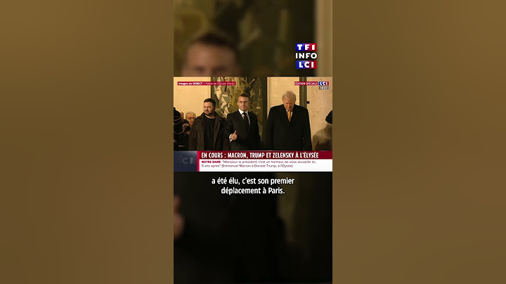 Rencontre historique entre Donald Trump, Volodymyr Zelensky et Emmanuel Macron｜LCI