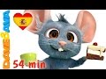 🐹 Videos Infantiles | Hickory Hickory Dock | Сanciones Infantiles en Español de Dave y Ava 🐹