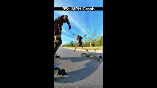 ⚠️ INJURY, Fell going 35+ Mph #electricskateboard #crash #fall #skateboarding screenshot 3