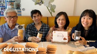 Dégustations de souvenirs de voyage en famille Madeleines de Normandie & biscuits bretons