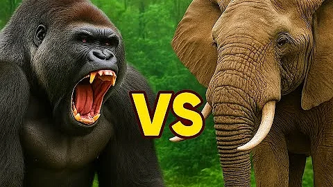 Gorilla vs Elephant  The Ultimate Showdown! 2025