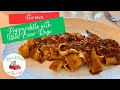 Florence: Pappardelle with Wild Boar Ragu