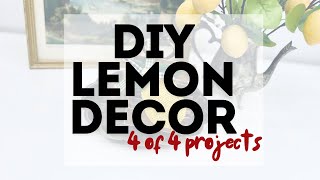 DIY lemon decor | 4 of 4 projects by DIY Designs by Bonnie 670 views 5 days ago 3 minutes, 19 seconds