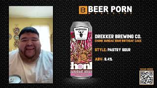 Beer Review: Drekker Brewing Co. - Chonk Sundae Sour Birthday Cake