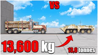 Beamng Drive | Which Vehicle Crushes the Gavril TSeries the Best ? ( 5 ) | car torture