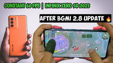 Infinix Zero 5g 2023 Bgmi Test After Bgmi 2.8 update | Gameplay | Constant 60 Fps