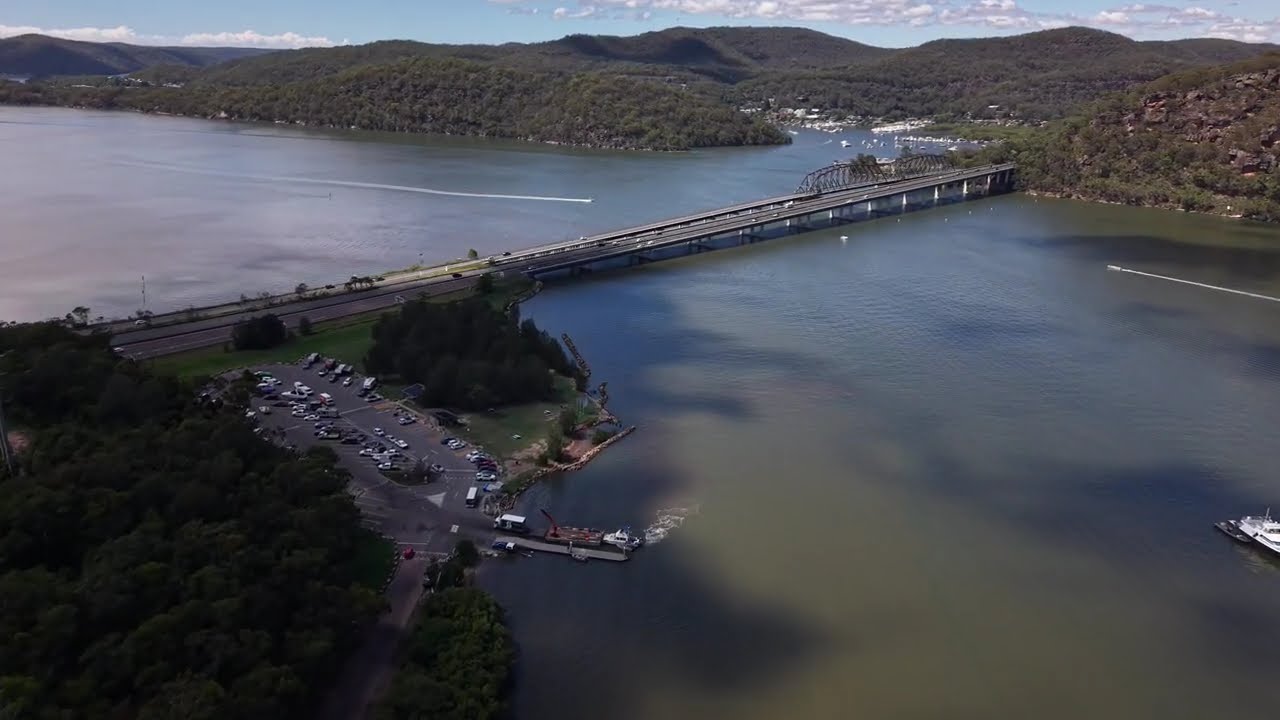 Hawkesbury River Bridge M1 drone footage shot on my DJI Air 3s