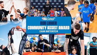 Isaiah Hartenstein Awarded the NBA Cares Bob Lanier Community Assist Award ⏐ OKC Thunder