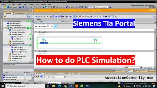 How to do PLC Simulation in Siemens Tia Portal? - Online PLC Training screenshot 5