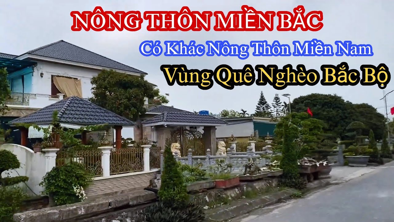 Nông Thôn Miền Bắc Khác Với Miền Nam Ra Sao ! Tại Sao Miền Bắc Luôn Xây Nhà Kiên cố