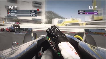 F1 2012 Game - Monaco - Montage