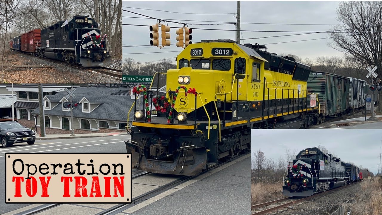Operation Toy Train 2025 on Three Railroads in New Jersey
