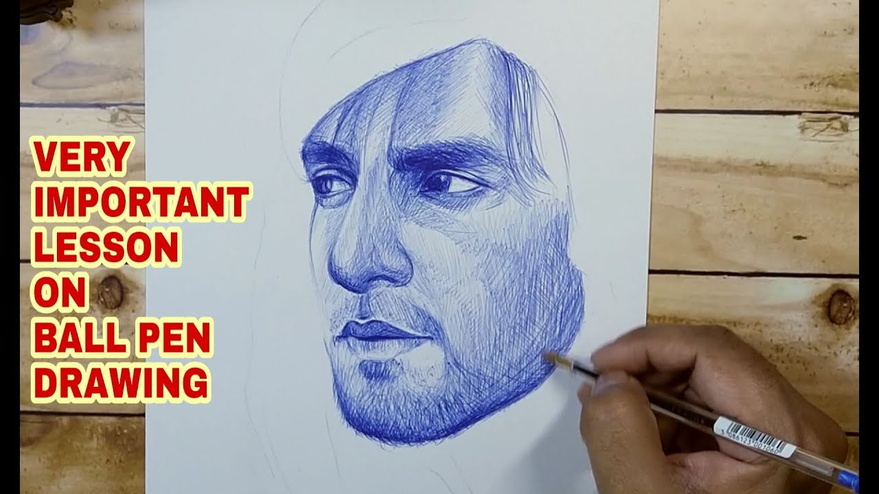 Very important lesson on ball pen drawing for beginners - YouTube