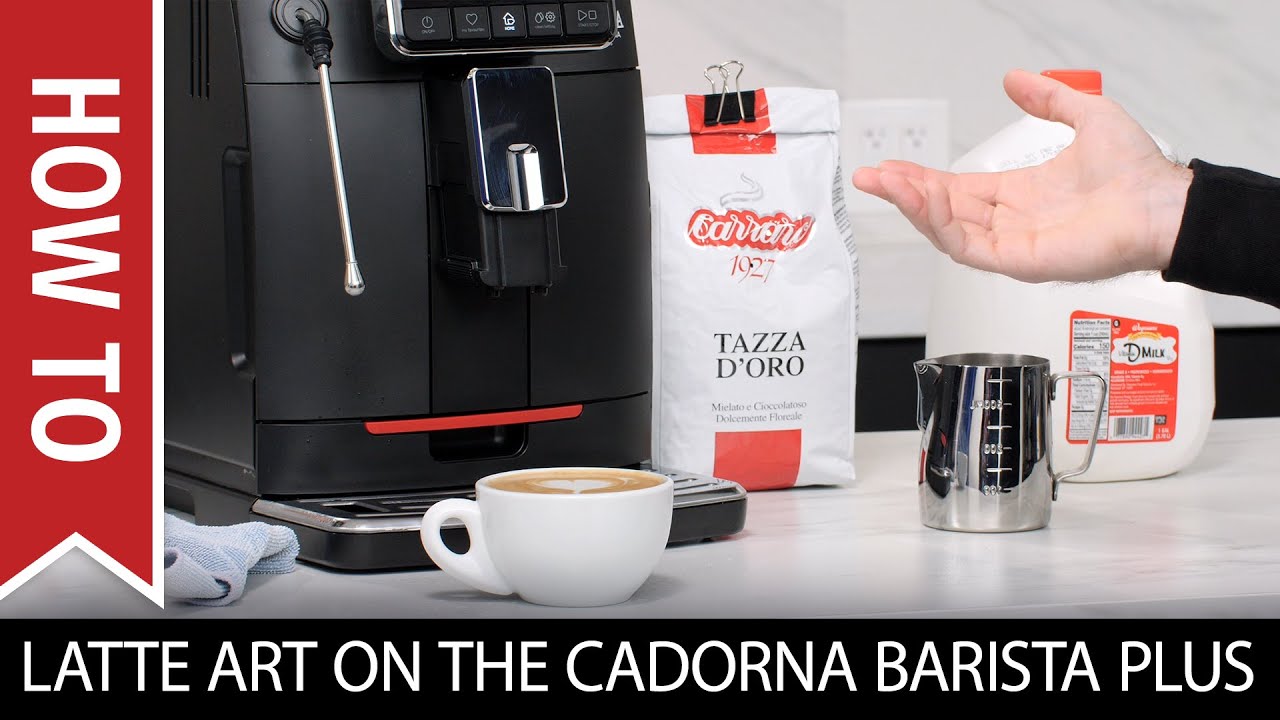 Latte Art on the Cadorna Barista Plus Automatic Espresso Machine 