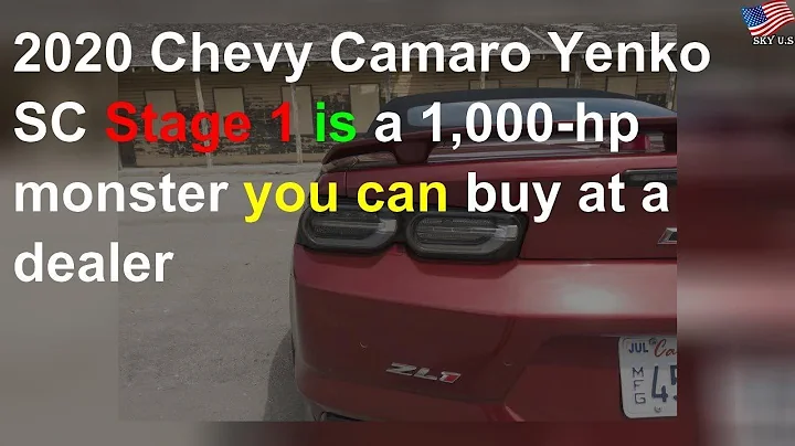 Camaro Yenko SC Stage 1 is a 1,000-hp monster you can buy at a dealer