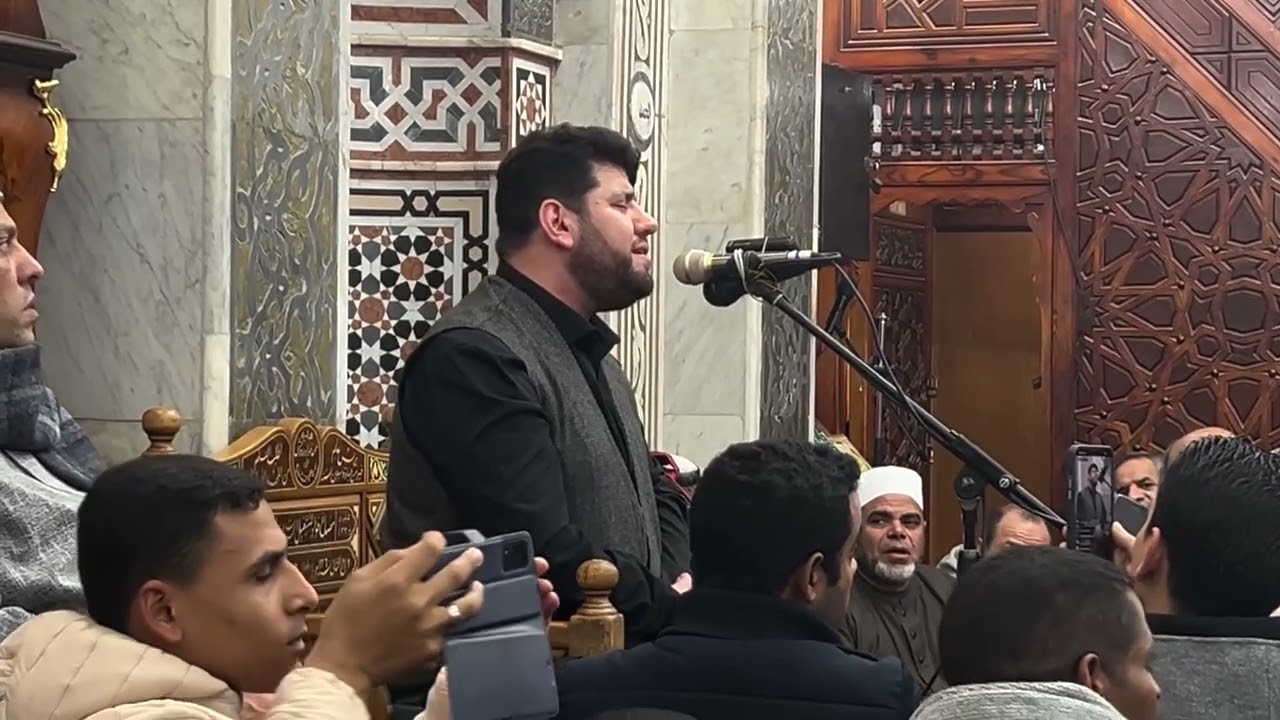 الشيخ معتصم العسلي يبدع | من مسجد السيدة نفيسة بالقاهرة
