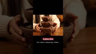 Clay Tabletop Water Fountain – Relaxing Water Sounds for Peace & Elegance  - ASMR