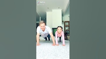 Thumbnail of Plank Challenge Dad vs Daughter 💖 TikTok Trend #shorts Clarielle