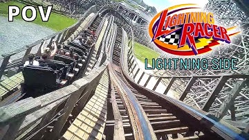 Lightning Racer (Lightning Side) HD Front Row On-Ride POV | Hersheypark
