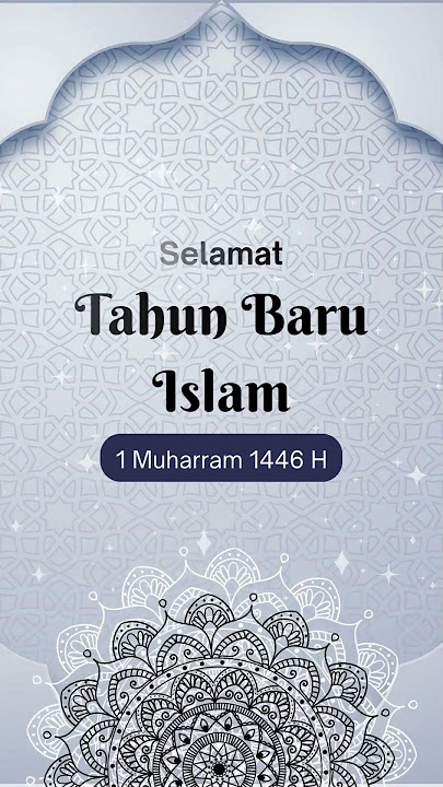 Ucapan Tahun baru Islam 1447 H / 2025 M | Story Status WA Instagram Tiktok #muharram