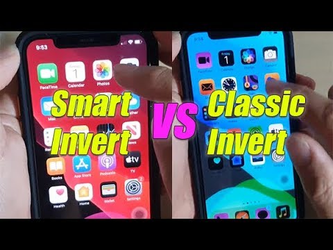 iPhone 11 Pro: How to Enable / Disable Classic Invert to Reverse Screen  Colors 