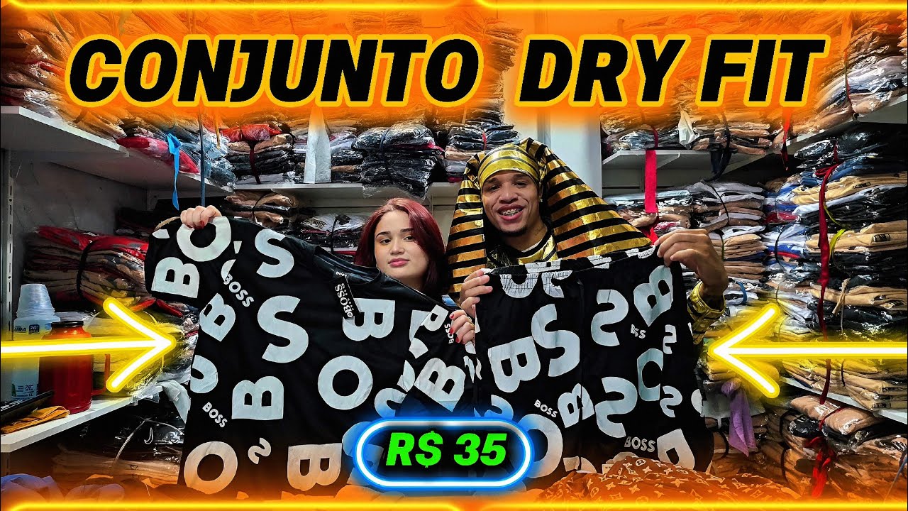 O Segredo para Comprar Roupas Dry Fit no Brás com Preço Baixo! Conjunto dos MCs por R$ 35,00