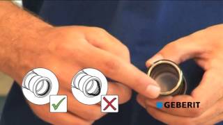 Geberit Mapress CuNiFe - Installation