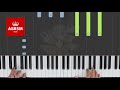 Intercity stomp  abrsm piano grade 2 2021  2022 c3  synthesia piano tutorial