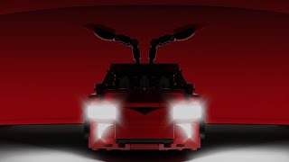 LEGO Tesla Model X Light Show