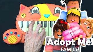 HOW TO PLAY ADOPT ME ROBLOX DAY THEME ON A CAT PIANO