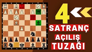 Satranç Açılış Tuzakları - 4 Satranç Tuzağı