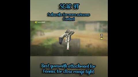 Best Fennec gunsmith attachment for close range fights ! #codm #gaming #loadout