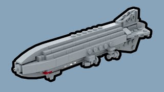 LEGO LZ 129 Hindenburg Airship MOC: Miniature Marvel in 152 Pieces [1:1400 Scale]